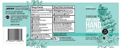 01 (Cyber Clean Moisturizing Hand Sanitizer (175ml) Eucalyptus)